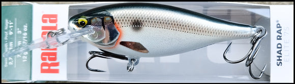 RARE RAPALA SHAD RAP ELITE SRE75 7,5 cm SPECIAL GDSD (Gilded Shad) color