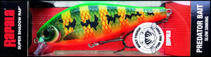 RAPALA SUPER SHADOW RAP SSDR 11 cm PCK (Peacock) color - pike and muskie killer!