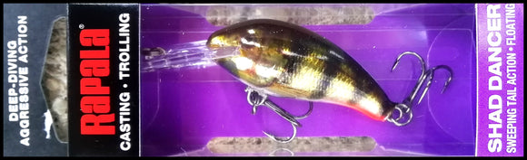 RAPALA SHAD DANCER SDD 4 cm PEML (Live Metallic Perch) color