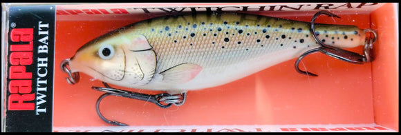 RARE RAPALA TWITCHIN RAP TWR 8 cm ST (Speckled Trout) color