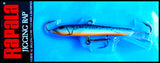 RAPALA JIGGING RAP W 9 cm, 7/8 oz, SPECIAL BSM (Blue Spotted Minnow) color