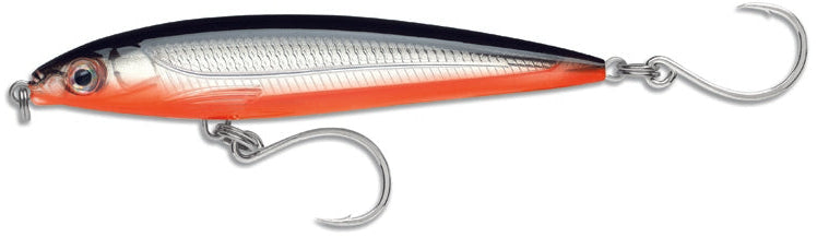RAPALA SALTWATER X RAP LONG CAST SHALLOW SXRLS 14 cm RDB (Red Belly) c ...