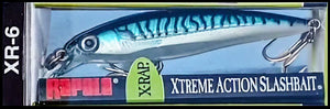 RARE RAPALA X RAP SALTWATER XRSW 6 cm SPECIAL SBM (Silver Mackerel) color