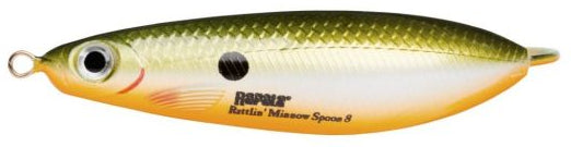 RAPALA RATTLIN MINNOW SPOON RMSR 8 cm RFSH (Redfin Shiner) color - pike spoon!