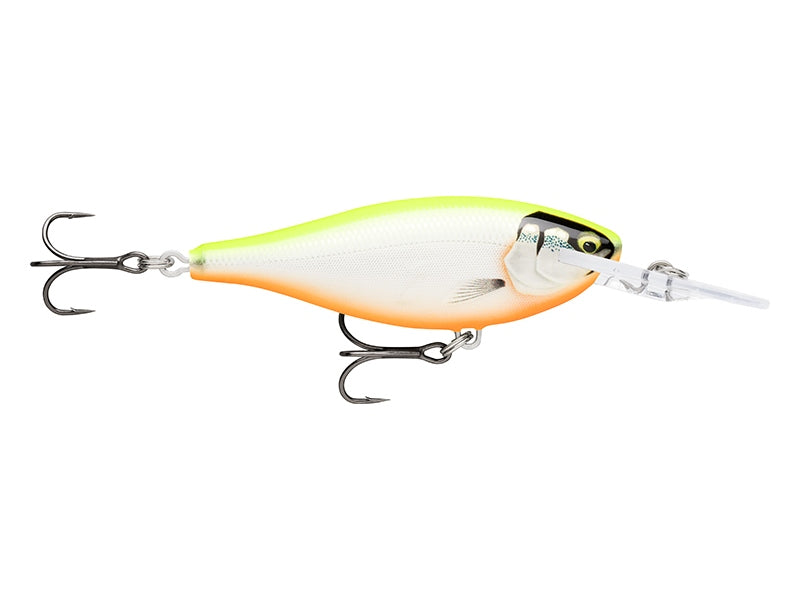 RAPALA SHAD RAP ELITE SRE 75 7,5 cm GDCO (Gilded Chartreuse Orange Bel – Darkagelures