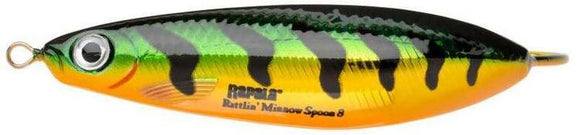 RAPALA RATTLIN MINNOW SPOON RMSR 8 cm FLP (Flash Perch) color