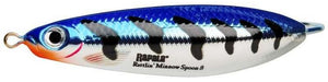 RAPALA RATTLIN MINNOW SPOON RMSR 8 cm MBT (Metallic Blue Tiger) color