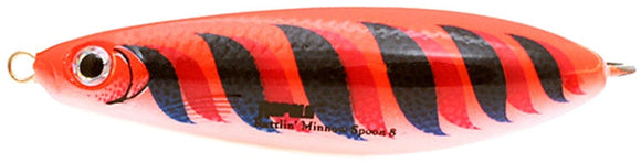 RAPALA RATTLIN MINNOW SPOON RMSR 8 cm OAB (Orange and Blue) color - pike spoon!