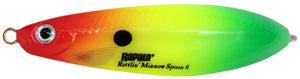 RAPALA RATTLIN MINNOW SPOON RMSR 8 cm RYGR (Red Yellow Green) color - pike killer!