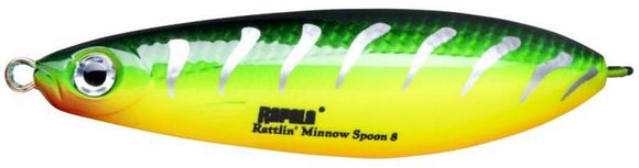 RAPALA RATTLIN MINNOW SPOON RMSR 8 cm FRB (Fruit Bowl) color - pike killer!
