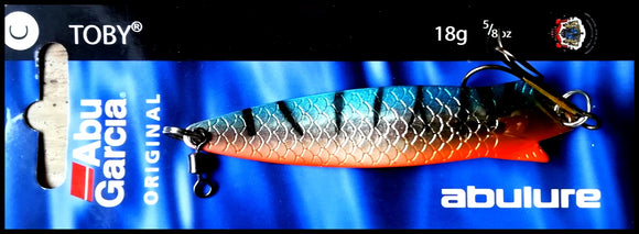 GENUINE ABU GARCIA TOBY spoon 9 cm, 18 g, Mackerel color