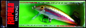 VERY RARE RAPALA COUNTDOWN CD 5 cm SPECIAL SRT (Silver Rainbow Trout) color