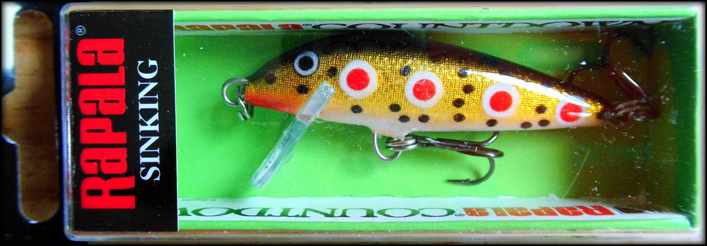 RARE RAPALA COUNTDOWN CD 5 cm SPD (Spotted Dog) color – Darkagelures