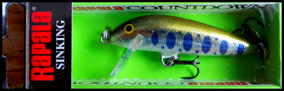 VERY RARE RAPALA COUNTDOWN CD 5 cm SPECIAL SYM (Silver Yamame) color