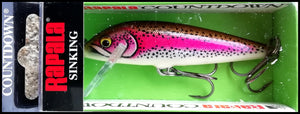 VERY RARE RAPALA COUNTDOWN CD 7 cm SPECIAL ART (Aristic Rainbow Trout) color