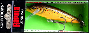 VERY RARE RAPALA COUNTDOWN CD 7 cm SPECIAL ATR (Aristic Trout) color