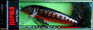 VERY RARE RAPALA COUNTDOWN CD 9 CM BMD (BLACK MUDDLER) COLOUR