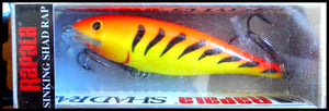 RARE COUNTDOWN SHAD RAP CDSR 8 CM HT (HOT TIGER) COLOUR