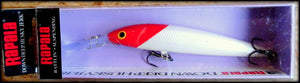 RARE RAPALA DOWN DEEP HUSKY JERK DHJ 10 cm RH (Red Head) color