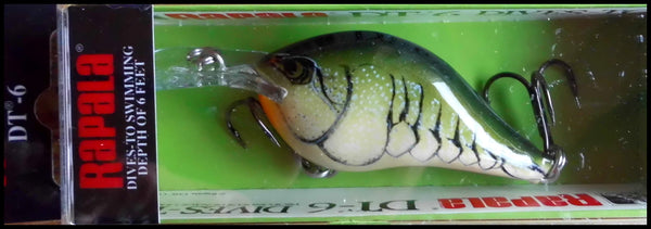 RAPALA DIVES TO 6 Ft DT6 5 cm OGCW (Olive Green Crawdad) color – Darkagelures