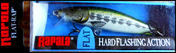 RARE RAPALA FLAT RAP FLR 6 CM OGMD (OLIVE GREEN MUDDLER) COLOR