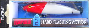RARE RAPALA FLAT RAP FLR 8 cm SPECIAL RH (Red Head) color