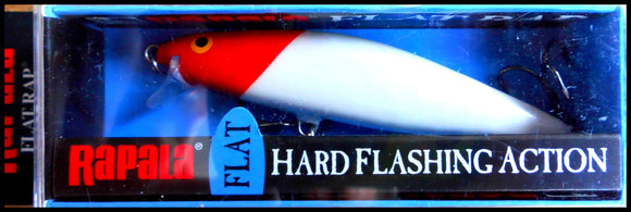 RARE RAPALA FLAT RAP FLR 8 CM SPECIAL RH (RED HEAD) COLOR