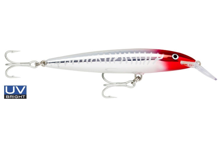 blood red light fishing lure RAPALA MAGNUM FMAG 14 cm RHU (Red Head UV) color – Darkagelures Fish Daddys blade bait smile blade Best Bass Fishing Lures Replacement Cost:$275