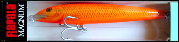RARE RAPALA MAGNUM FMAG 18 cm GF (Goldfish) color