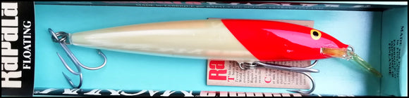 RARE OLD STOCK RAPALA MAGNUM FMAG 18 cm RH (Red Head) color -- FINLAND made!