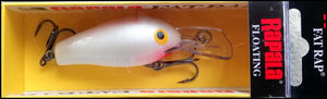 VERY RARE RAPALA FAT RAP DEEP RUNNER FR 5 cm SPECIAL PW (Pearl White) color