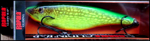 VERY RARE RAPALA GLIDIN RAP GLR 15 cm FPK (Fire Pike) color