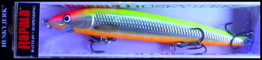 Rapala Husky Jerk HJ 12 Cm Clown Argento &ndash; Esca Da Pesca Affondante Neutra Di Alta Qualit&agrave;