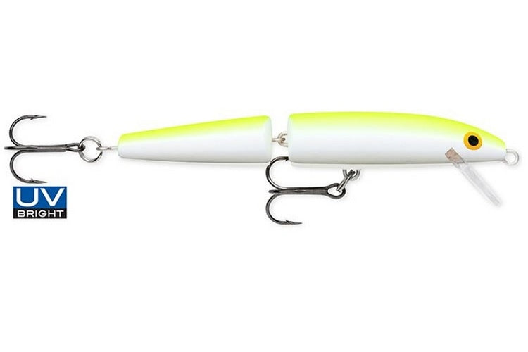RAPALA JOINTED J 11 cm SFCU (Silver Fluo Chartreuse UV) color