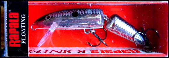 VERY RARE RAPALA JOINTED J 9 cm CH (Crome) color
