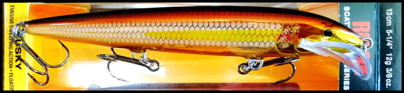 RARE RAPALA SCATTER RAP HUSKY SCRH 13 cm SPECIAL GALB (Golden Alburnus) color