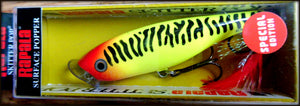 RARE RAPALA SKITTER POP SP 9 cm CM (Chartreuse Mackerel) colour (Special Edition)