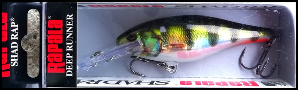 Rapala Shad Rap SR 7 Cm – Esche Da Pesca A Crankbait In Balsa, Colore Ologramma Vivo Perch
