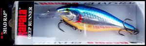 RAPALA SHAD RAP DEEP RUNNER SR 7 cm SB (Silver Blue) color