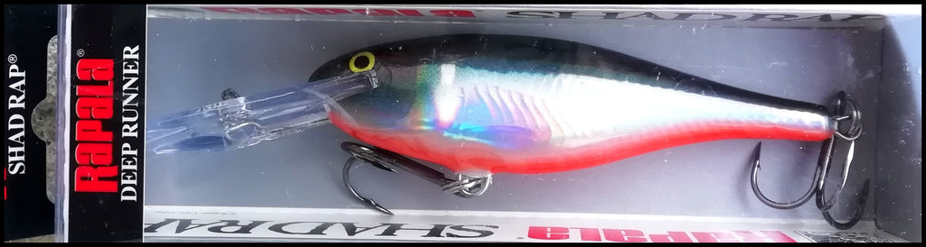 NEUF leurre de pêche vintage (Finlande) argent Rapala Shad Rap coureur NEUF leurre de pêche vintage (Finlande) argent Rapala Shad Rap coureur