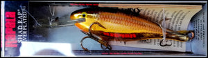 VERY RARE RAPALA SHAD RAP DEEP RUNNER SR 9 cm SG (Gold Black) color (Finland)