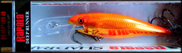 RARE RAPALA SHAD RAP DEEP RUNNER SR 9 cm GF (Goldfish) color