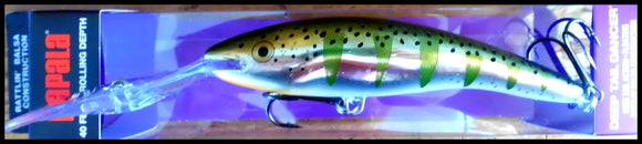 LARGEST RAPALA DEEP TAIL DANCER TDD 13 cm, 42 g FYP (Flash Yellow Perch) color