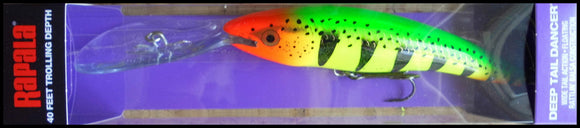VERY RARE RAPALA DEEP TAIL DANCER TDD 13 cm SPECIAL YRT (Green Parrot) color