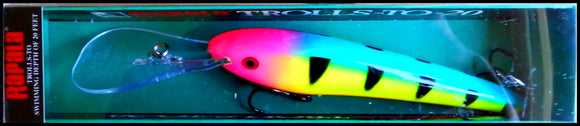 RARE RAPALA TROLLS TO 20 ft TTM20 11 cm SPECIAL YPT (Yellow Pink Tiger) color