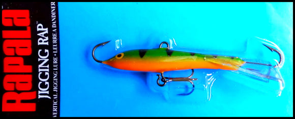 RARE RAPALA JIGGING RAP W 7 cm, 5/8 oz, SPECIAL LP (Legendary Perch) color