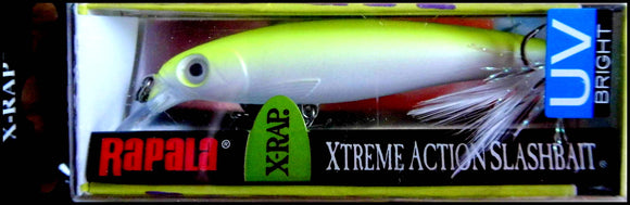 RARE RAPALA X RAP XR 6 cm SPECIAL SFCU (Silver Fluo Chartreuse UV) col –  Darkagelures